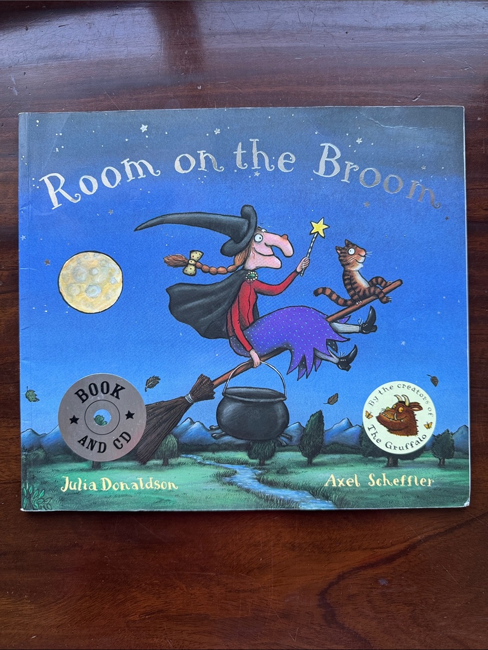 Room on the Broom paperback book and CD